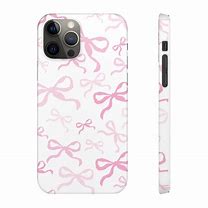 Image result for Phone Case with Crystal Bow Tie Pink and Kawaii