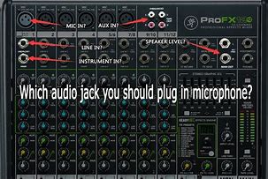 Image result for Mic Aux Labled