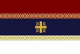 Image result for Fictional Flag of Serbia