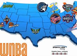 Image result for NBA Teams On Map