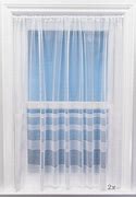 Image result for Horizontal Stripe Net Curtains