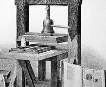 Image result for Early Printing Press