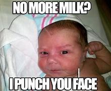 Image result for Funny Baby Memes Milk Woman Red Jacket