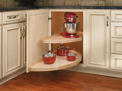 Image result for Corner Cabinet Organizer