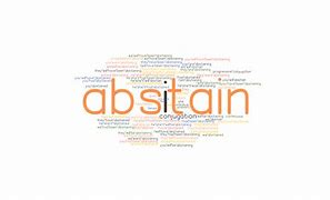 Image result for absterei�n