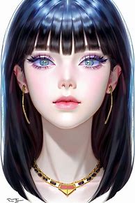 Image result for Goth Anime Ai Art