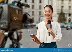 Image result for TV Reporter with Camera