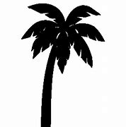 Image result for Palm Tree Clip Art Black and White