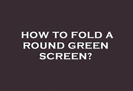 Image result for Round Green Screen