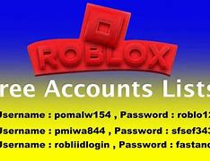 Image result for Roblox Account