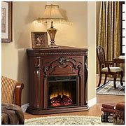 Image result for Big Lots Furniture Corner Fireplaces Electric