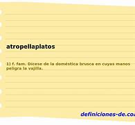 Image result for atropellaplatos