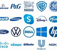 Image result for Companies with Blue Logos