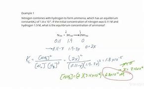 Image result for Calculating Equilibrium Concentrations