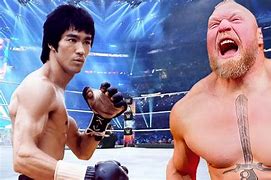 Image result for Brock Lesnar vs Bruce Lee
