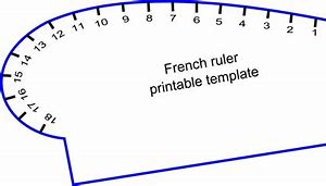 Image result for French Curve Ruler Printable