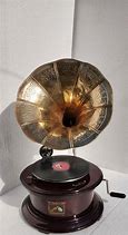 Image result for Vintage Record Player with Horn