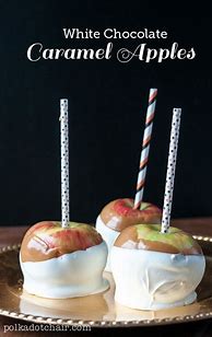 Image result for White Chocolate Caramel Apple's