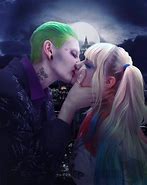 Image result for Joker Harley Quinn Robbie and Leto Kissing