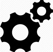 Image result for White Gear Icon PNG