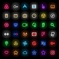 Image result for Neon App Store Icon