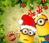 Image result for Minion Christmas Wallpaper