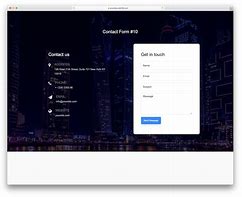 Image result for Contact Page Template