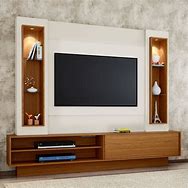 Image result for LCD TV Stand Designs Wooden