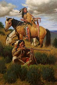 Image result for Native American Indian Oil Painting
