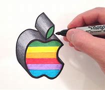 Image result for Apple Logo Draw On Wall