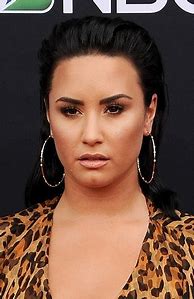 Image result for Demi Lovato Slicked Back Hair