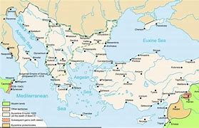 Image result for Byzantine Empire Cities Map