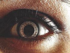 Image result for Gold and Diamond Contact Lens