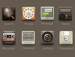 Image result for Skeuomorphism PC Icon