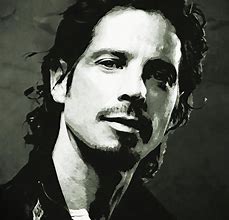 Image result for Chris Cornell Black and White Art