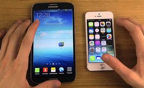 Image result for Galaxy Mega vs iPhone 6