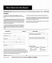 Image result for Blank Money Order Form