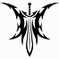 Image result for Tribal Sword Stencil