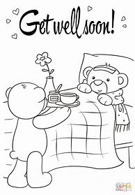 Image result for Get Well Card Coloring Printable