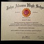 Image result for High School Graduation Certificate