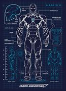 Image result for Iron Man Mark 18 Suit Blueprints