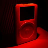 Image result for White iPod with Red Lights