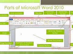 Image result for Parts of MS Word 2019