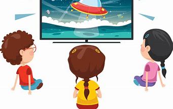 Image result for Child Watching TV Clip Art
