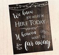 Image result for Deceased Wedding Sign