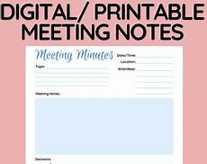 Image result for Meeting Note Taking Template OneNote