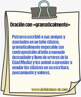 Image result for gramaticalmente