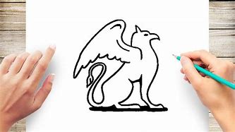Image result for How to Draw a Griffin Mythical Creature