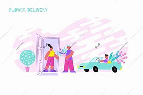 Image result for Flower Delivery Clip Art