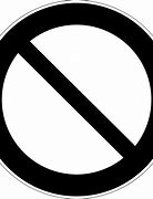 Image result for Prohibit Symbol